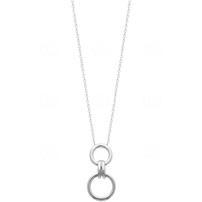 Necklace with Pendant 925 Silver rhodium-plated 45cm - KE-721773-925-45