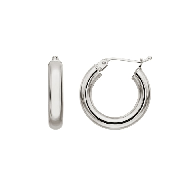 Boucles D'oreilles Créoles En Or 9 Carats - Tailles 14mm, 18mm, 20mm