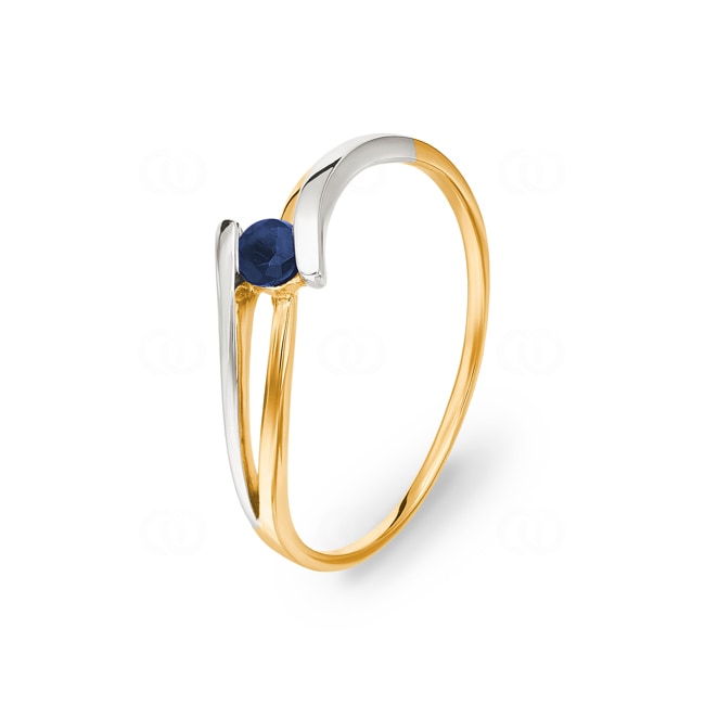 Ring 750/18 K Yellow Gold with Sapphire - 1679S