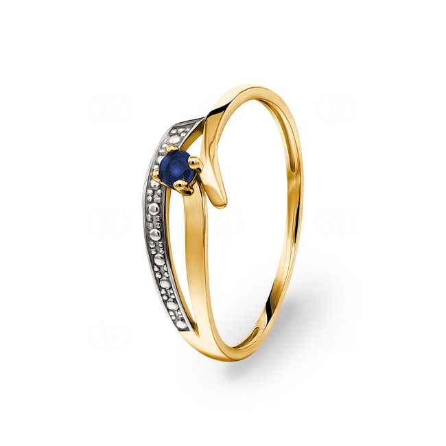 Ring 750/18 K Yellow Gold with Sapphire - 1714S