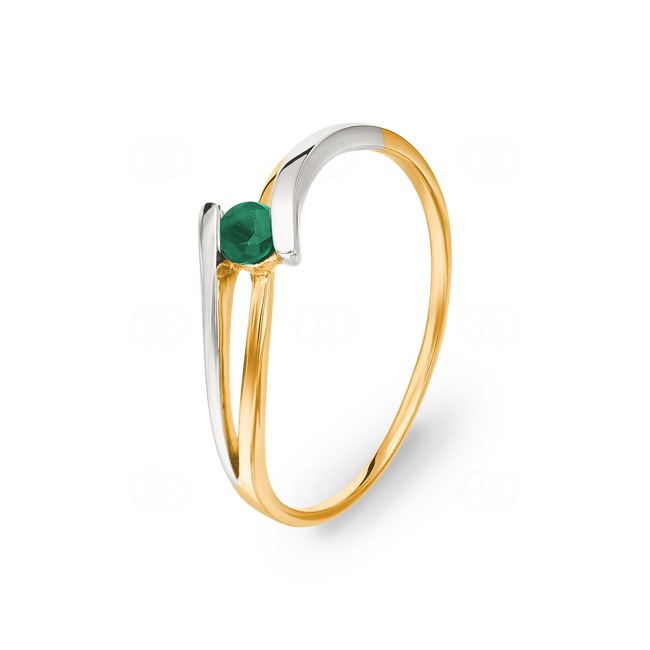 Ring 750/18 K Yellow Gold with Emerald - 1679E
