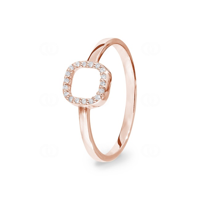 Bague Chevalière En Or 18 Carats (750/1000) Avec Diamant ~0.04ct - Occasion Poinçon Hibou