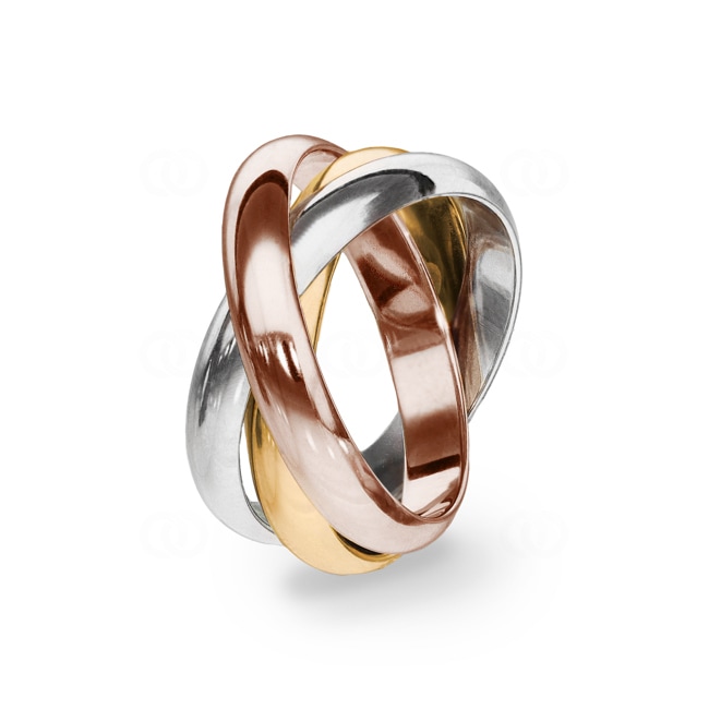 Damenring 750/18 K Tricolor - 1616.05813
