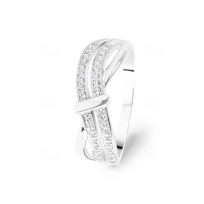Ring 750/18 K Weissgold Fantasie mit Zirkonia - 1.3074.Z1