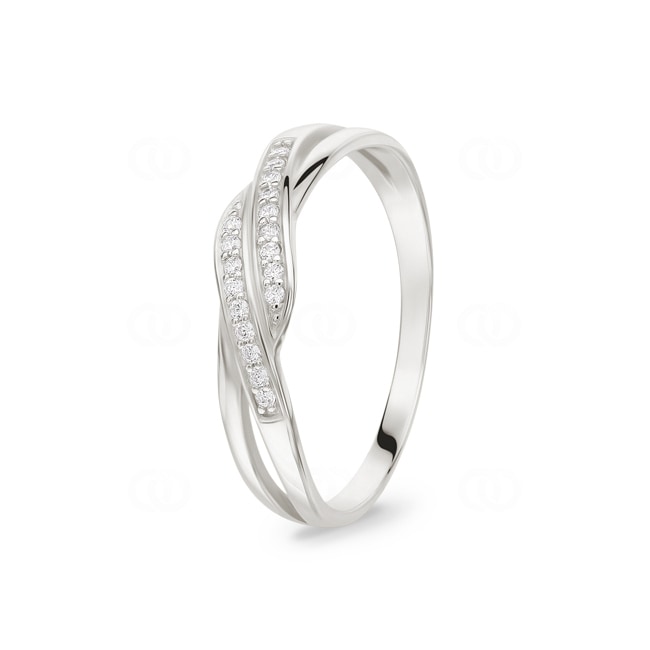 Ring 750/18 K Weissgold Fantasie mit Zirkonia - 1.3078.Z1
