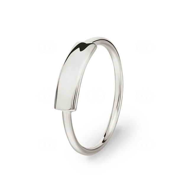 Damenring 925 Silber rhodiniert - 337475