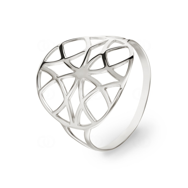 Bague argent 925 rhodié Fantaisie - 337537