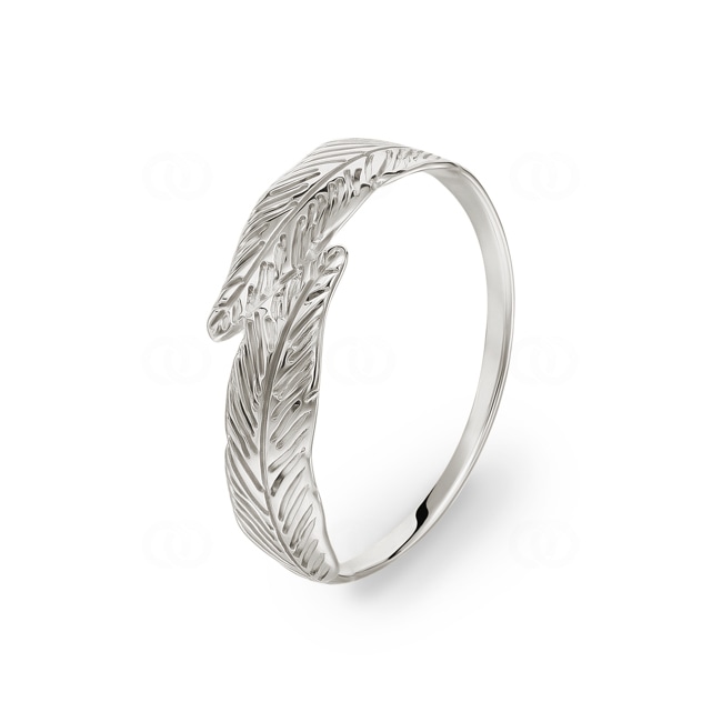 Ring 925 Silver rhodium-plated Feather - 307174