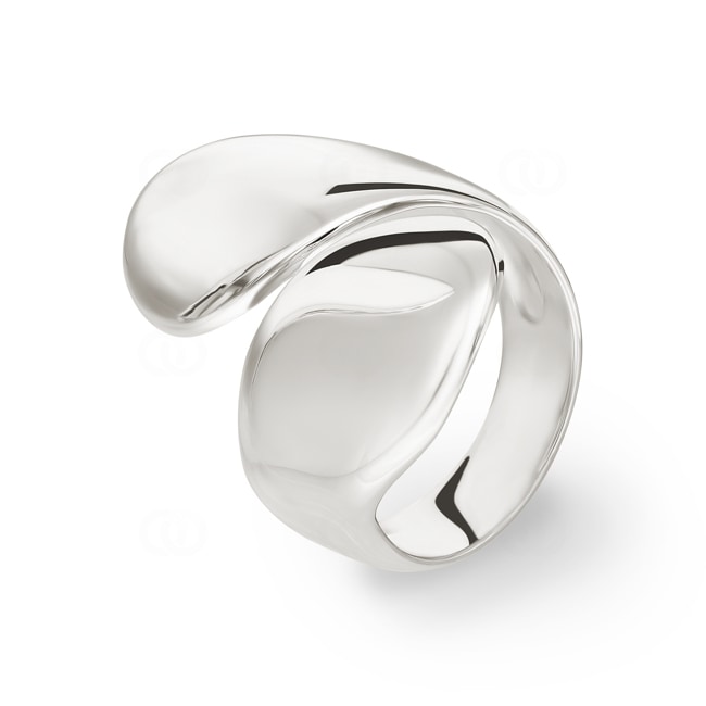 Bague argent 925 rhodié & electroformée - 307693