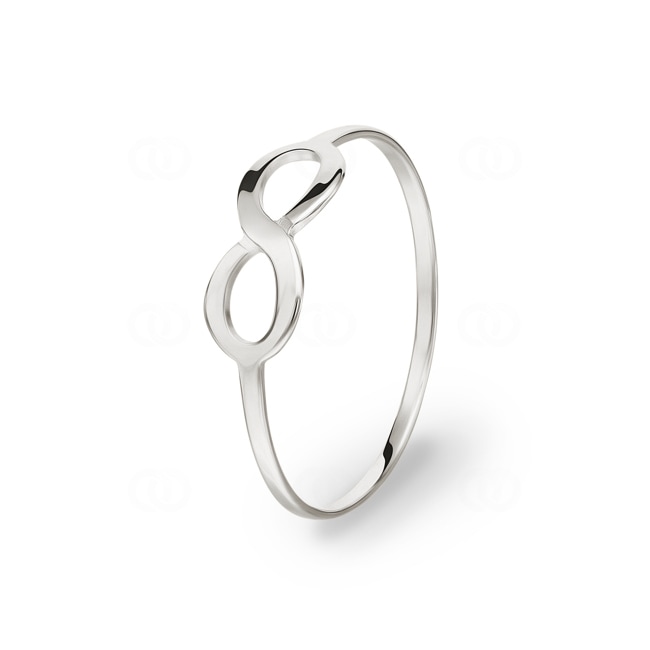 Damenring 925 Silber rhodiniert, Infinity - 337467