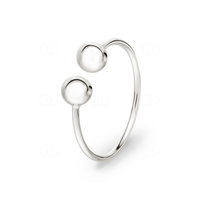 Ring 925 Silver rhodium-plated Balls - 337679