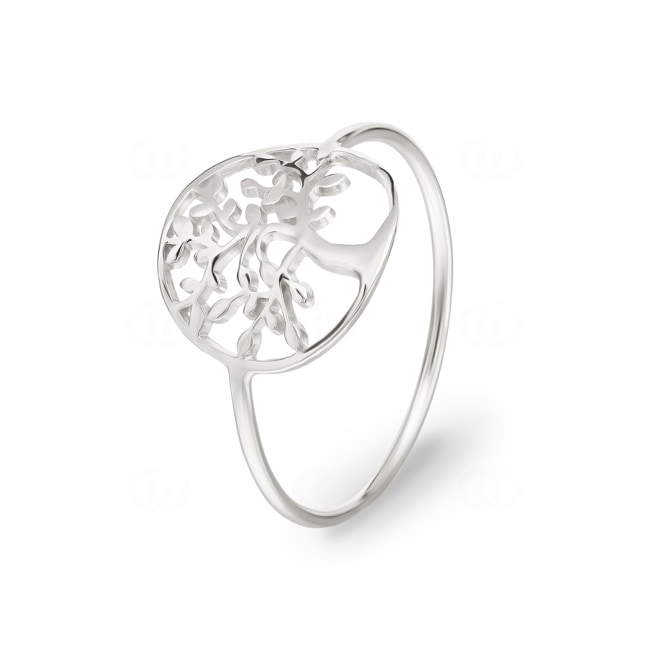 Ring 925 Silver rhodium-plated Tree of Life - 337684