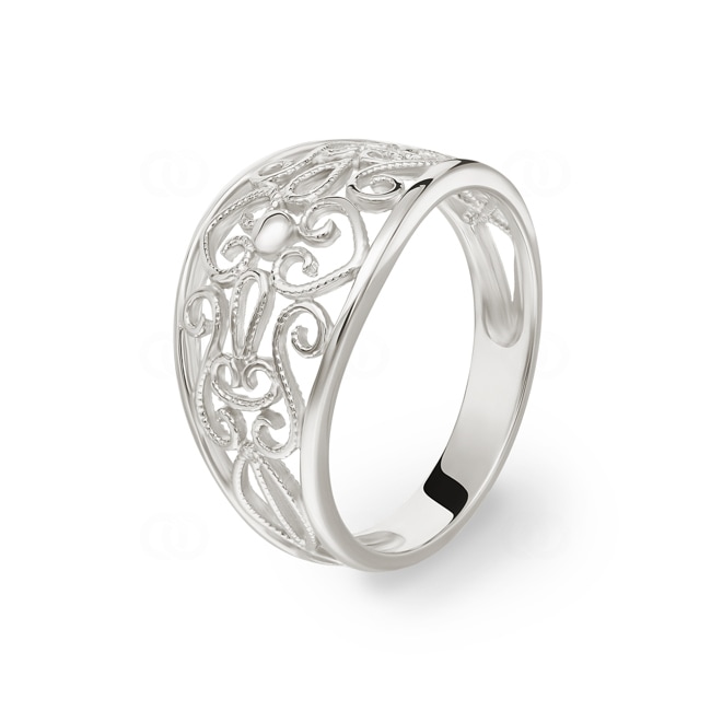 Ring 925 Silber rhodiniert Ornament - 337528