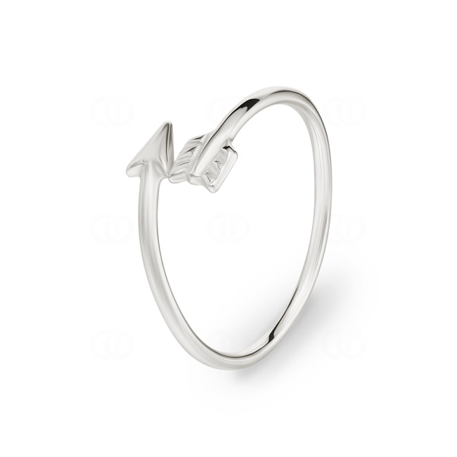 Damenring 925 Silber rhodiniert, Pfeil - 307201