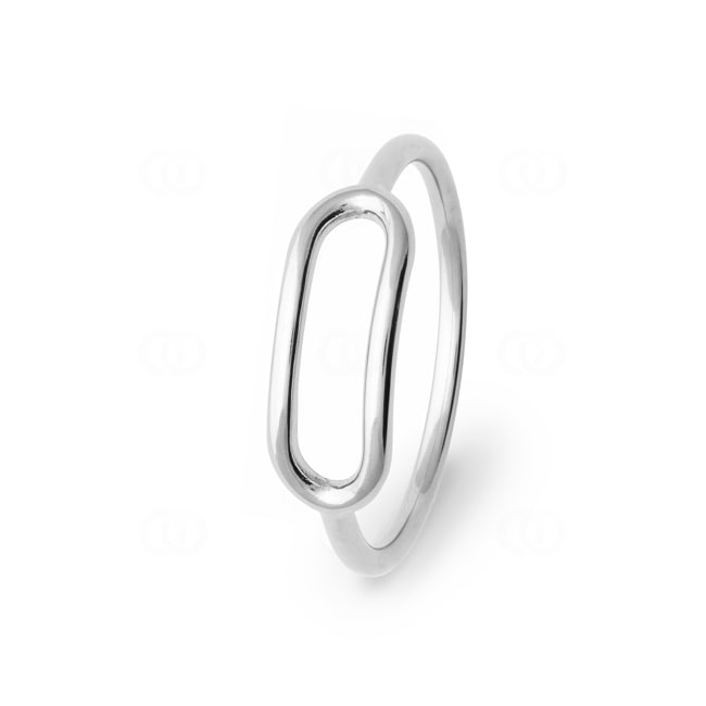 Damenring 925 Silber rhodiniert - RI-7911300-925