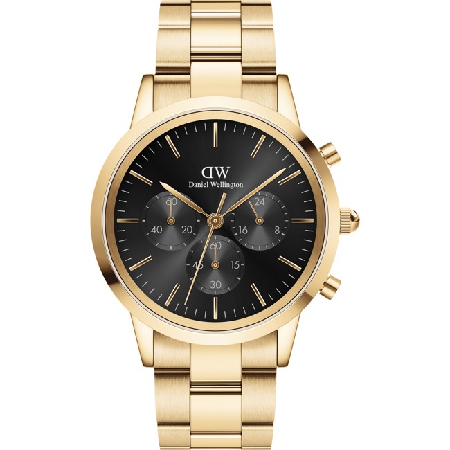Daniel Wellington Iconic Chronograph Link Onyx Ø 40mm - DW00100641