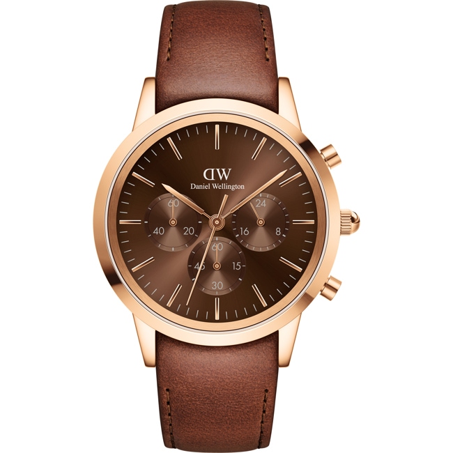 Daniel Wellington Iconic Chronograph St Mawes Amber Ø 40mm - DW00100640