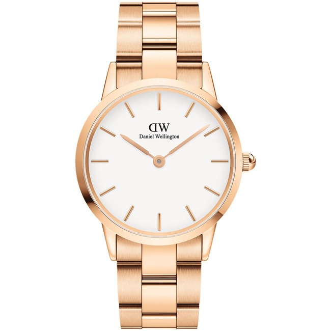 Daniel Wellington Iconic Link 36 Rose Gold White - DW00100209