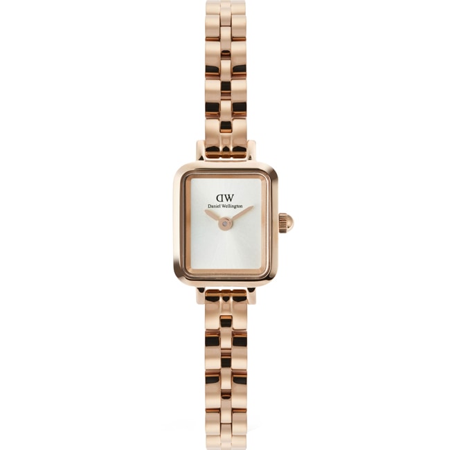 Daniel Wellington Quadro Mini Arch 3-link White Sunray Rose Gold - DW00100847