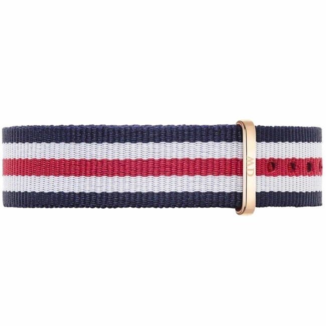 Daniel Wellington Uhrenarmband Textil Canterbury Ø 36mm - DW00200030