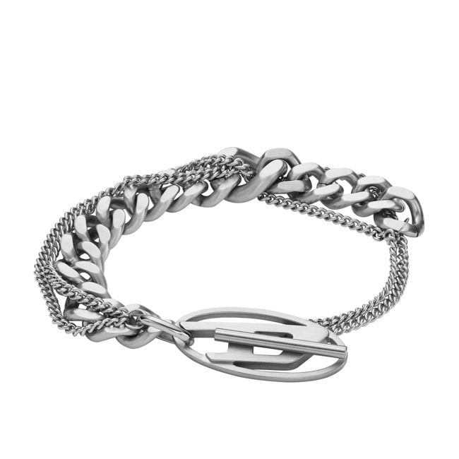 Diesel Bracelet Oval D Logo - DX1550040