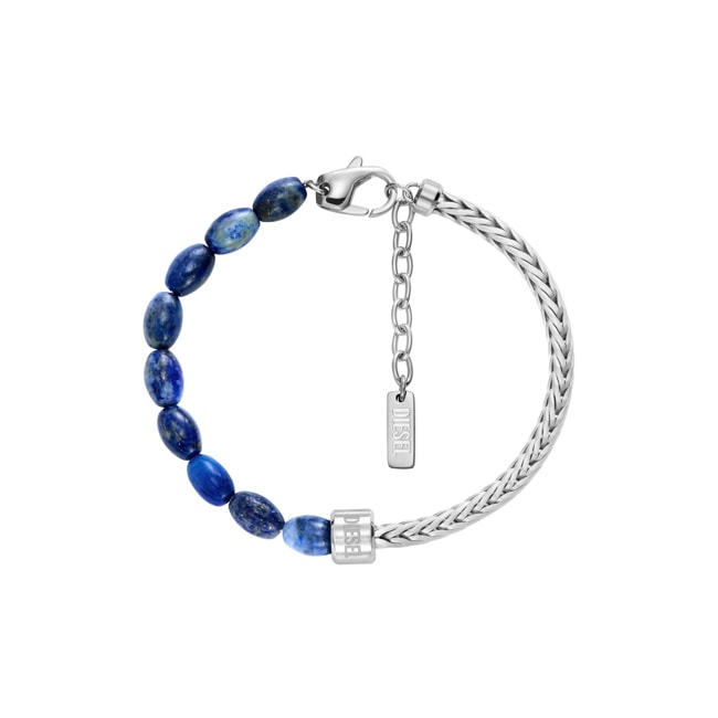 Diesel Bracelet Stackables Beaded Lapis Lazuli - DX1713040