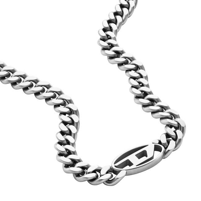 Diesel Necklace Steel D-Logo - DX1433040