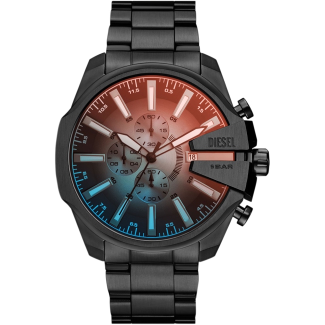 Diesel Mega Chief Slim Chronograph 48mm Schwarz - DZ4689