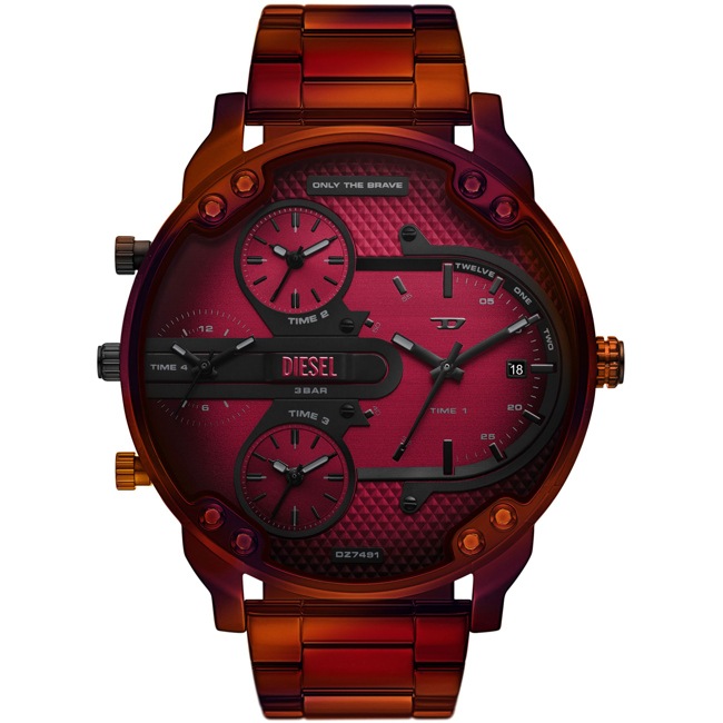 Diesel Mr. Daddy Slim Chronograph Rot - DZ7491