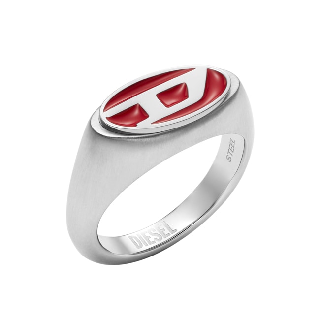 Diesel Chevalière D-Logo - DX1444040