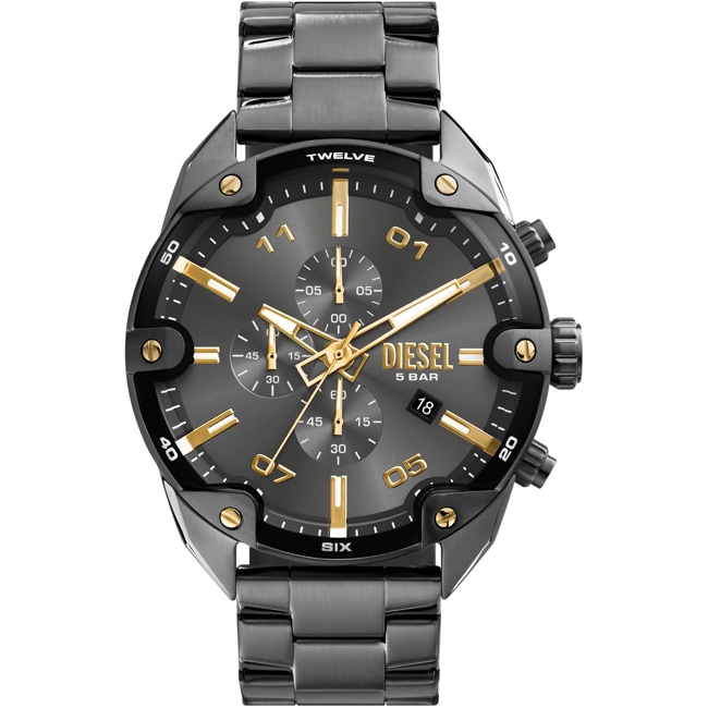Diesel Spiked Chronographe Gunmetal - DZ4669