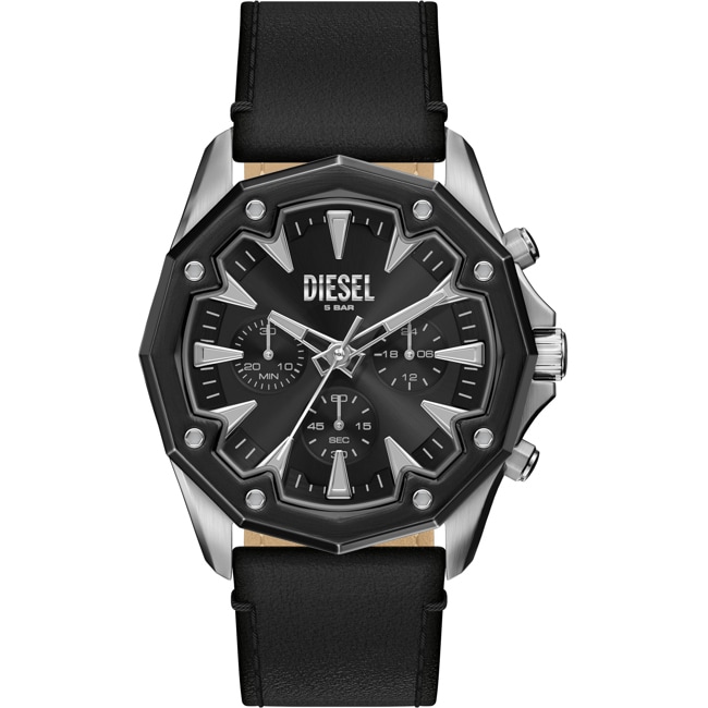 Diesel Stinger Chronograph Schwarz / Silbrig - DZ4710