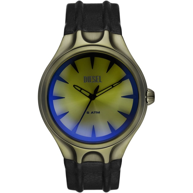 Diesel Streamline Schwarz / Silbrig & Grün - DZ2218