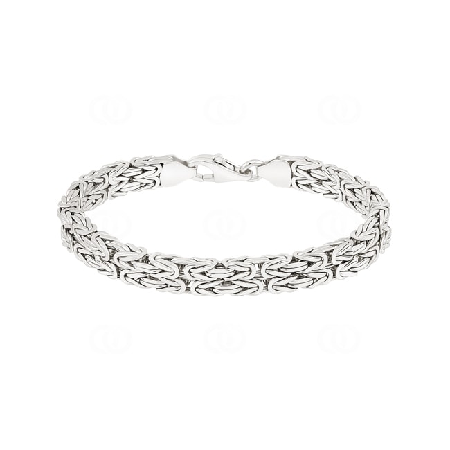 Classic Byzantine Bracelet 925 Silver 8.0mm - AR-925-095