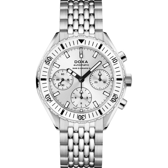 Doxa SUB 200 C-GRAPH II Whitepearl Ceramic - 797.10.011W.10