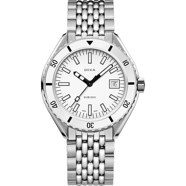 Doxa SUB 200 Whitepearl Sapphire Doxa SUB 200 Whitepearl Sapphire - 799.10.011.10