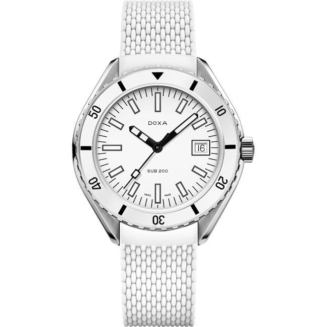 Doxa SUB 200 Whitepearl Sapphire - 799.10.011.23