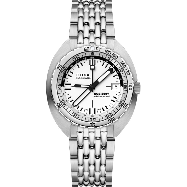 Doxa SUB 250T GMT Whitepearl  Doxa SUB 250T GMT Whitepearl  - 855.10.011.10