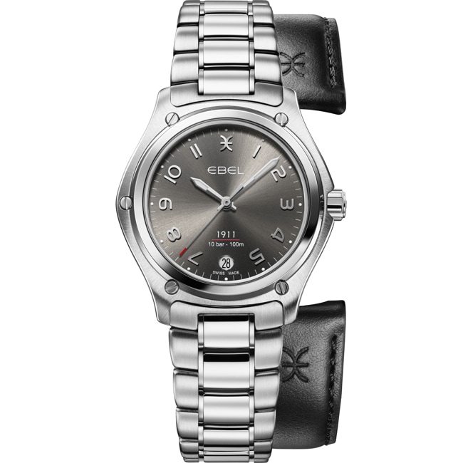 Ebel 1911 Grande Lady Argenté / Anthracite - 1216662