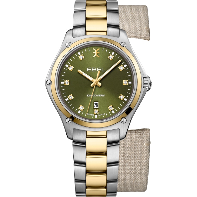 Ebel Discovery Lady Diamonds Two-tone / Green Set - 1216548