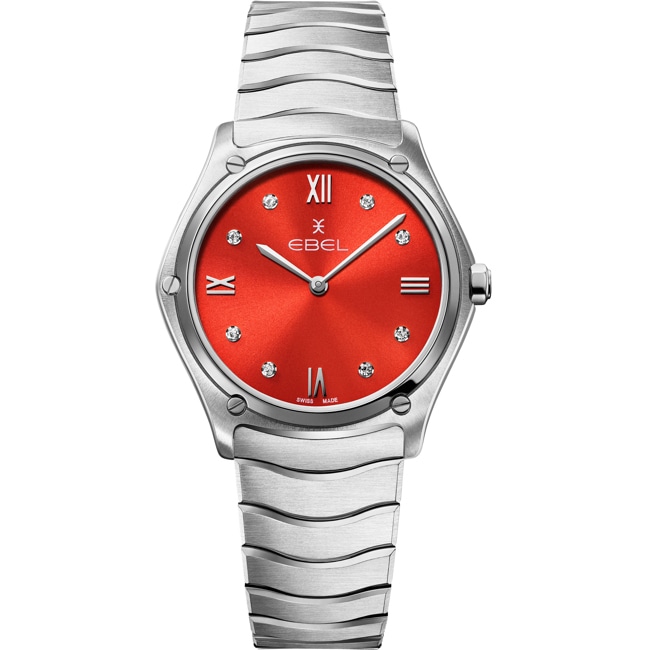 Ebel Sport Classic Lady Silver / Red 33mm - 1216601
