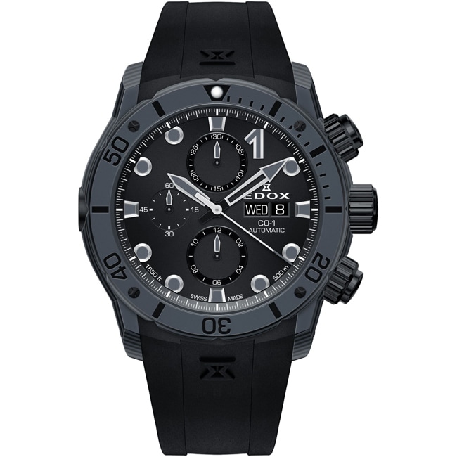 Edox CO-1 Carbon Chronograph Automatic - 01125 CLNGN NING