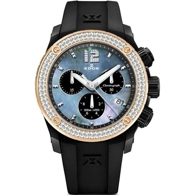 Edox CO-1 Lady Chronograph - 10411 37NR120D NANN