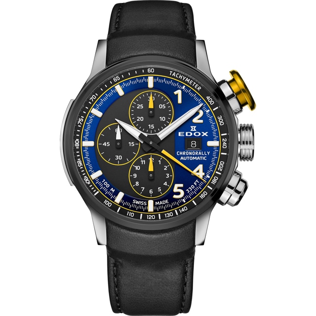 Edox Chronorally Automatic Chronograph - 01129 TTNJCN BUNJ