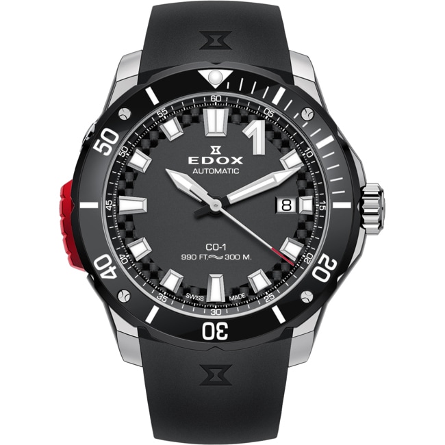 Edox CO-1 Bezel Lock Date Automatic - 80137 3NR CANN
