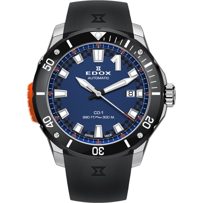 Edox CO-1 Bezel Lock Date Automatic - 80137 3NO CABUN