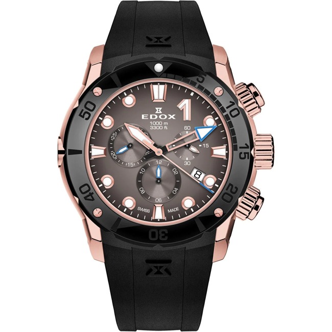 Edox CO-1 Chronograph Titanium Rose - 10242 TINRCA BRDR