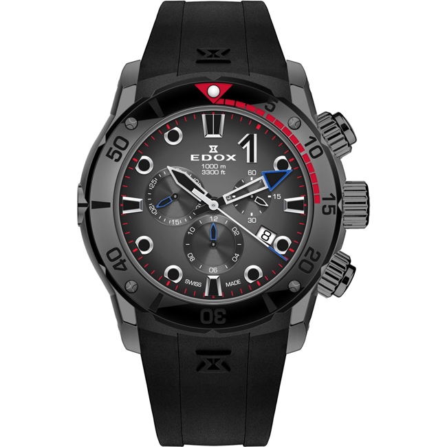 Edox CO-1 Chronograph Titanium Black - 10242 TINGNR GIDNR