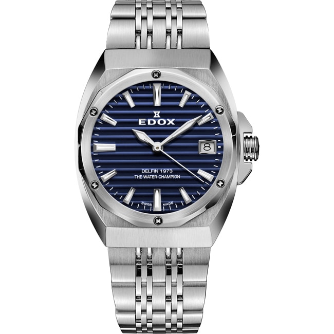 Edox Delfin 1973 Date 32mm - 50504 3M BUIN