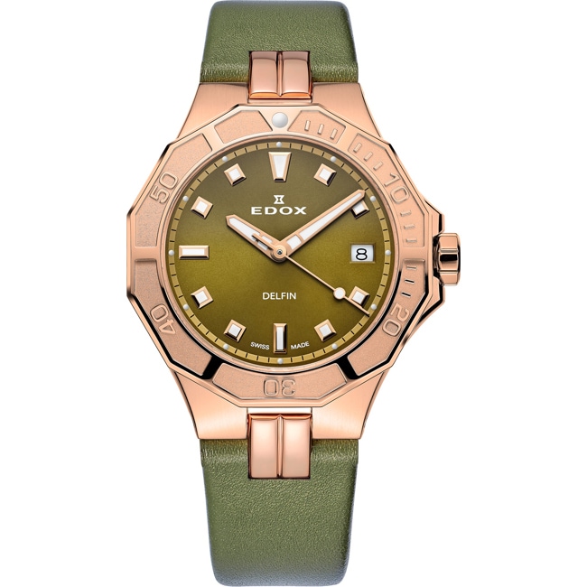 Edox Delfin Diver Date 38 - 53020 37RC VR
